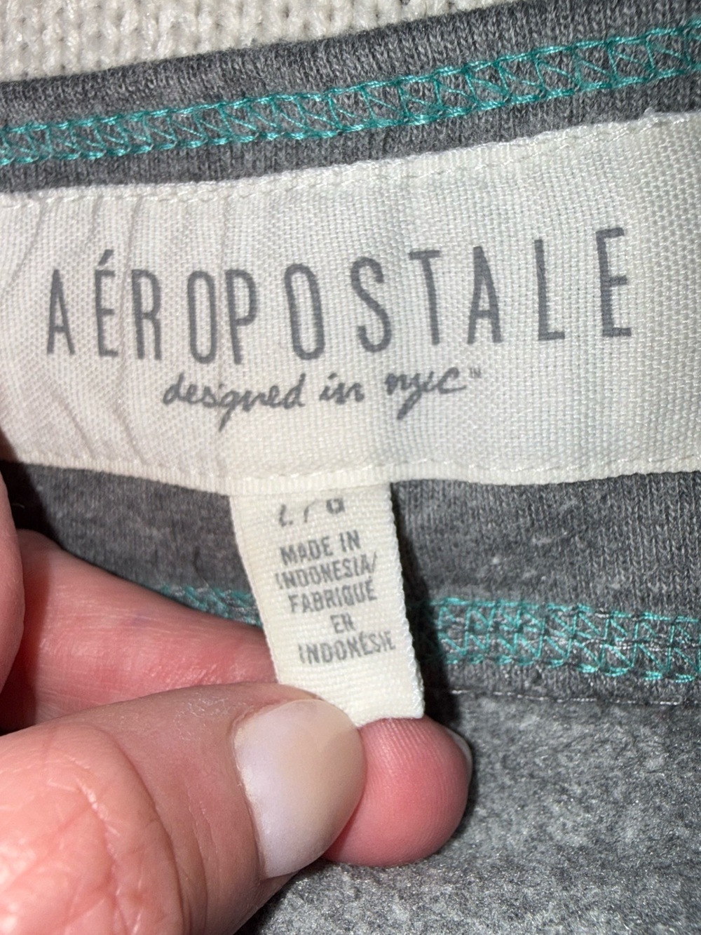 Vintage Y2K Aeropostale Aero 87 (Aero Athletics) Fit and Flare Sweatpants - Picture 11 of 11